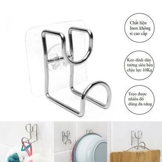 Móc treo thau dán tường
