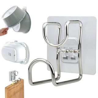 Móc treo thau dán tường
