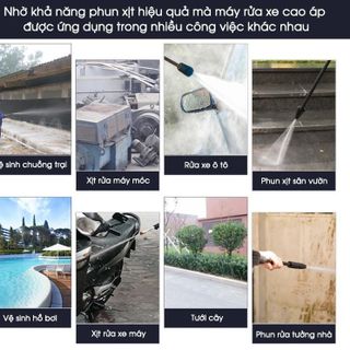 MÁY RỬA XE ÁP LỰC CAO 2000W ZUKUI S2,S3 DÂY DÀI 7M