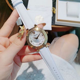 XẢ KHO ĐỒNG HỒ NỮ CAO CẤP VERSEC DÂY DA MẶT TRÒN