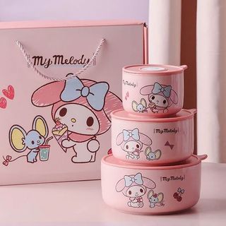 BỘ 3 THỐ SỨ MELODY MÀU HỒNG JY- W107