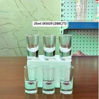 Ly rượu đế tròn 25ml JX5029 (THÙNG 288C)