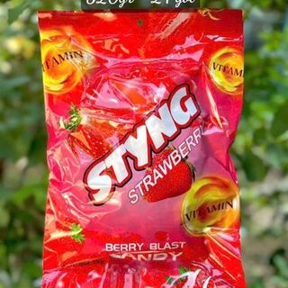 Kẹo Styng Dâu (Thùng 24 Gói x 320gr)