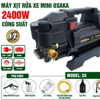 MÁY RỬA XE CHỈNH ÁP OSAKA MATE 2400W THẾ HỆ MỚI