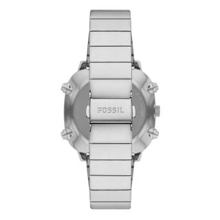 ĐỒNG HỒ NAM CAO CẤP POSSIL MẶT VUÔNG HAI HIỂN THỊ FULLBOX SILVER