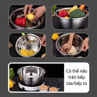 THAU INOX GORILLA CHEF VIỀN LỚN 20CM