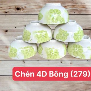 BỘ 10 CHÉN SỨ HỌA TIẾT QUÀ TẶNG CAO CẤP