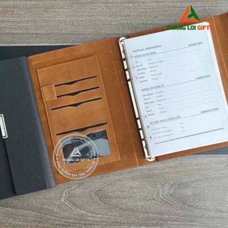 Sổ tay da in ấn logo Công Ty giá sỉ Hồ Chí Minh