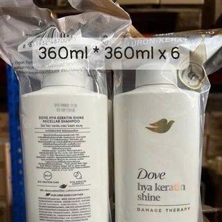 Gội Xả Dove Thái Lan 360ml (Thùng 6 Cặp)