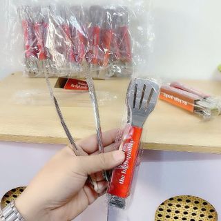 SET 10 KẸP GẮP THỨC ĂN INOX 18CM