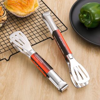 SET 10 KẸP GẮP THỨC ĂN INOX 18CM