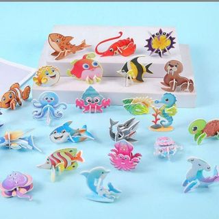 SET 30 TRANH XỐP MÔ HÌNH LẮP RÁP MINI