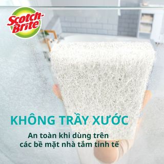 Bàn chải chà sàn siêu sạch không trầy xước Scotch-Brite 3M - Cước xanh 7722 siêu sạch, Cước trắng 7723 không trầy xước, Chà sàn nhà tắm, toilet