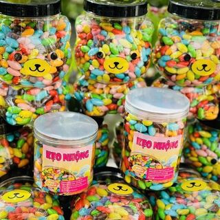 Kẹo Nhộng Hủ Pet (Thùng 50 hộp x 500gram)
