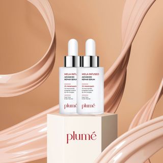 COMBO 2 Serum Dưỡng Sáng Da Mela-Infused Advanced Repair Serum Plumé