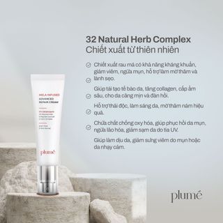 KEM DƯỠNG SÁNG DA HỖ TRỢ MỜ NÁM MELA-INFUSED ADVANCED REPAIR PLUMÉ