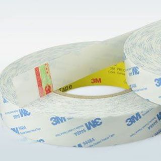 Băng keo 2 mặt chịu nhiệt dán linh kiện điện tử 3M khổ 08mm x 50m 9448A-08 -  siêu dính, chịu nhiệt cao
