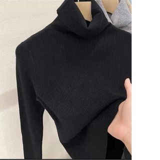 Áo Len Cao Cổ Dáng Ôm Dễ Mix Đồ, Áo Len Cổ Lọ Nữ Chất Đẹp