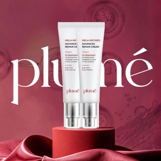COMBO 2 Kem Dưỡng Mờ Nám Mela-Infused Advanced Repair Cream Plumé Dưỡng Da Hiệu Quả