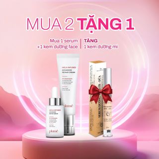 Plumé COMBO gồm Serum & Kem Dưỡng trắng, hỗ trợ Mờ Nám, TẶNG 1 Dưỡng Mi - Giải Pháp Chăm Sóc Da Toàn Diện Cải Thiện Nám Đem Lại Làn Da Sáng Mịn
