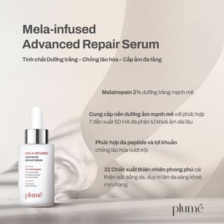 Plumé COMBO gồm Serum & Kem Dưỡng trắng, hỗ trợ Mờ Nám, TẶNG 1 Dưỡng Mi - Giải Pháp Chăm Sóc Da Toàn Diện Cải Thiện Nám Đem Lại Làn Da Sáng Mịn
