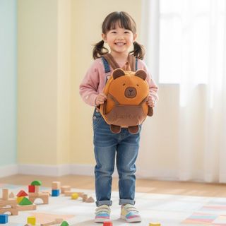 BALO MẦM NON CAPYBARA MẶC YẾM DỄ THƯƠNG – SIÊU NHẸ CHO BÉ - PIPI STORE