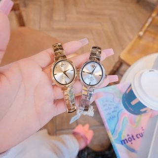 ĐỒNG HỒ NỮ CAO CẤP VIENNE ARMOUR MẶT OVAN VÒNG KIỀNG FULLBOX
