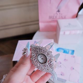 ĐỒNG HỒ NỮ CHÍNH HÃNG BRIDE TALK ĐÍNH PHA LÊ BẢNG TO ÔM TAY FULLBOX