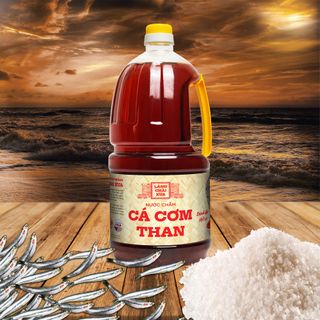 [Combo 2 CAN - 2LIT/CAN] Nước Chấm Cá Cơm Than Làng Chài Xưa chai nhựa cao cấp Đặc Biệt Thanh Dịu An toàn