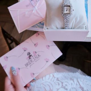 ĐỒNG HỒ NỮ CHÍNH HÃNG BRIDE TALK MẶT VUÔNG ĐÍNH PHA LÊ FULL DÂY FULLBOXTEM