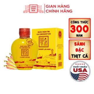 01 BÌNH GỐM 60 ĐỘ ĐẠM 500ML Nước mắm Tĩn cá cơm ruột đỏ độ đạm rin nguyên chất truyền thống