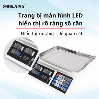 CÂN ĐIỆN TỬ TÍNH TIỀN 40KG ĐỂ BÀN SOKANY SKN-14897