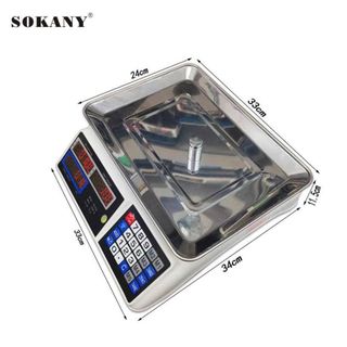 CÂN ĐIỆN TỬ TÍNH TIỀN 40KG ĐỂ BÀN SOKANY SKN-14897