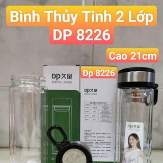 BÌNH THUỶ TINH 2 LỚP LỌC TRÀ 380ML