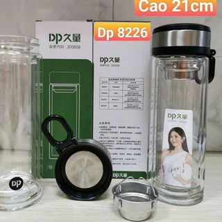 BÌNH THUỶ TINH 2 LỚP LỌC TRÀ 380ML