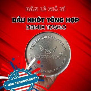 Dầu Nhớt Xe Máy 10W40 DBMIX Dung Tích 800ml 1000ml – Nhớt Tổng Hợp Cao Cấp Cho Xe Số & Tay Ga | Công Nghệ Mỹ, Nguyên Liệu Nhập Khẩu