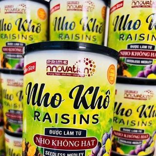 Nho Khô Raisin Không Hạt (Thùng 12 Lon)