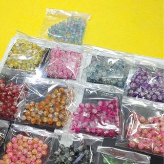Gói 50 hạt chuỗi đá tuyết có nhiều màu