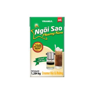 Sữa đặc Ngôi sao Phương nam xanh lá Vinamilk hộp giấy 1284g Thùng 12 hộp