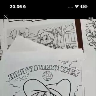 Bộ tranh 6 tờ gia 10k nguyen bo gom 6 tranh mix rất nhiều mẫu size a4 va 6 cay but long Sieu re