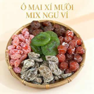 Ô MAI XÍ MUỘI MIX NGŨ VỊ - CHUA CAY MẶN NGỌT 500G - WINNIE HOUSE