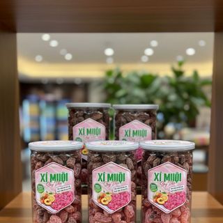 XÍ MUỘI Ô LIU, XÍ MUỘI ĐÀO MIX VỊ 500G - WINNIE HOUSE