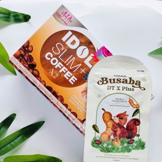 COMBO 2 SẢN PHẨM KẾT HỘP BUSABA DT X PLUS & IDOL COFEE SLIM SỰ HOÀN HẢO.
