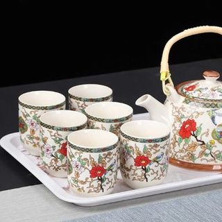 Bộ Ấm Chén Sứ Họa Tiết (THÙNG 20B)