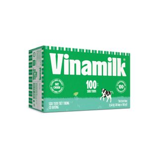 Sữa tươi Tiệt trùng Vinamilk 100% có đường 180 ml Thùng 48 hộp