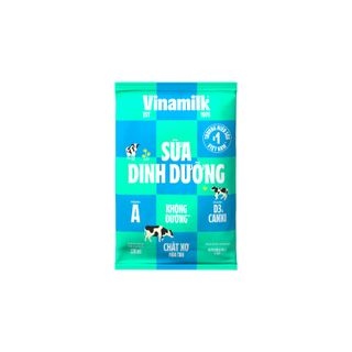 Sữa tươi Dinh dưỡng Vinamilk không đường bịch 220 ml Thùng 48 bịch