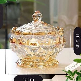 HỦ MỨT TẾT 16CM BI LỚN VÀNG 5110- 2
