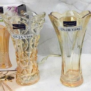 BÌNH CẮM HOA MIỆNG BÈO 24CM DELI VÀNG DSHP128- 2