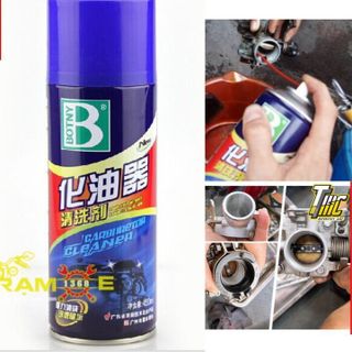 CHAI XỊT XÚC VỆ SINH BÌNH XĂNG CON, KIM PHUN HỌNG GA BOTNY 450ML