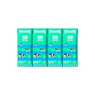 Sữa tươi Tiệt trùng Vinamilk 100% không đường 180 ml Thùng 48 hộp